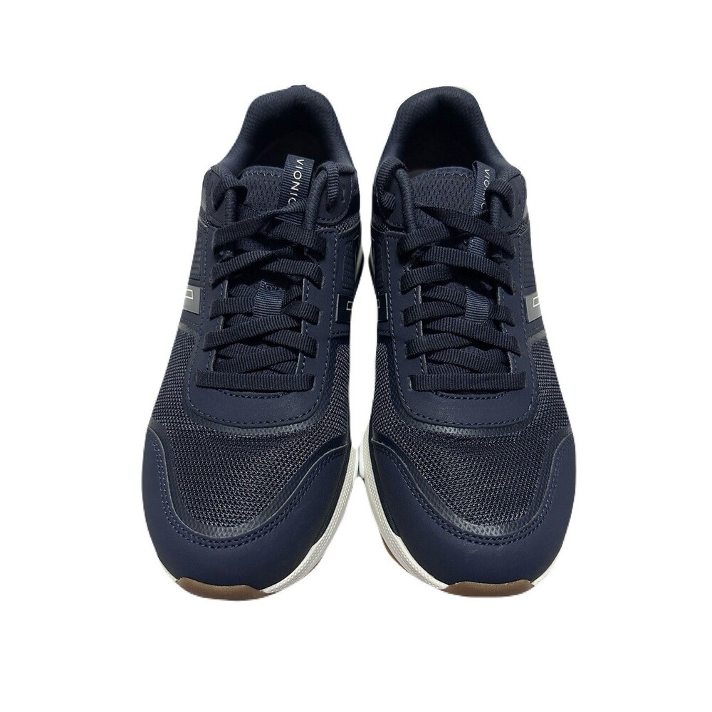 NEW Vionic Walk Strider Womens Size 8.5 Wide Fit Navy Comfort Oxford Sneakers - Picture 2 of 8
